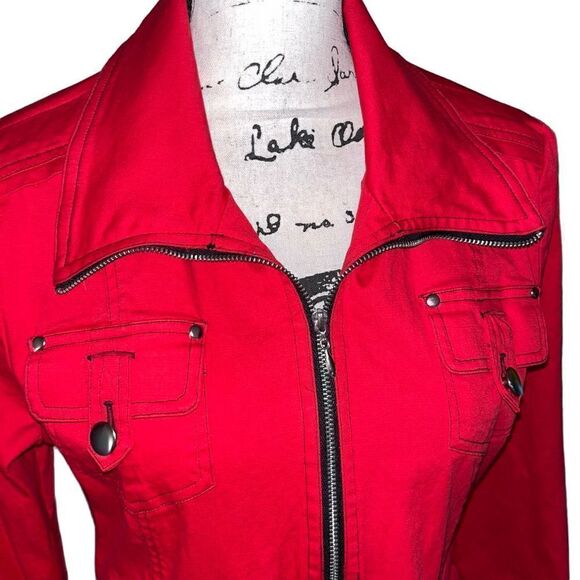 Ruby Cho red jacket medium - Picture 3 of 7